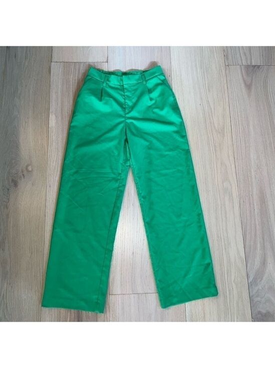 Divided Pants - Divided Green Trousers Pants Size Small